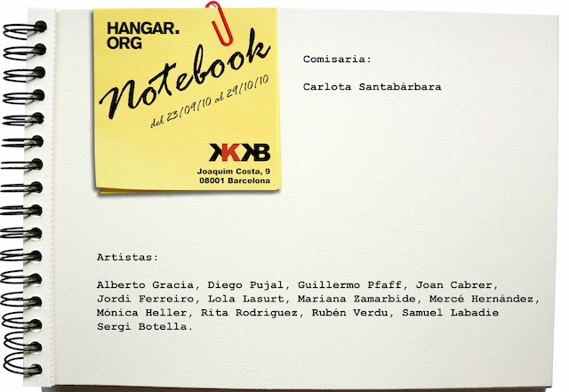 Lee más sobre el artículo Notebook: Exposición colectiva de arte conceptual en un espacio alternativo