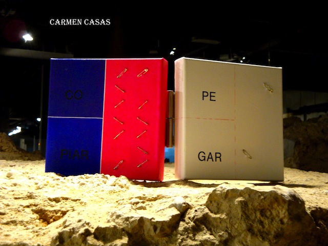 Lee más sobre el artículo Esculturas de Débora Quelle y Juan Carlos Laporta, con obras sobre papel de Carmen Casas