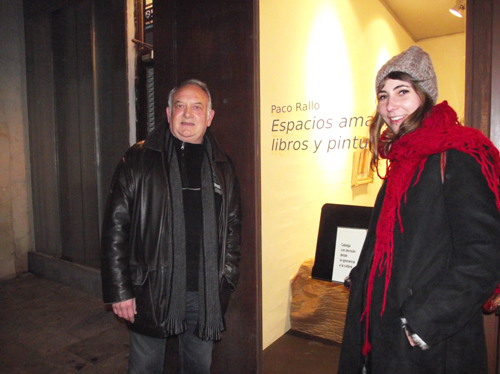 Lee más sobre el artículo Cuadros y esculturas de José Manuel Chamorro. Libros y pinturas de Paco Rallo