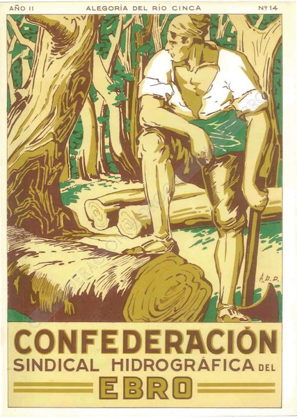 Lee más sobre el artículo Ángel Díaz Domínguez: Alegorías del Ebro. Cuadros de Domingo Sanz Azcona