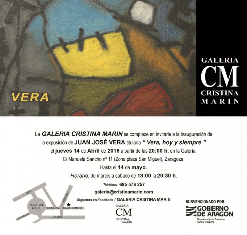 Lee más sobre el artículo Retrospectiva de Juan José Vera. Cuadros de Ismael Lagarés