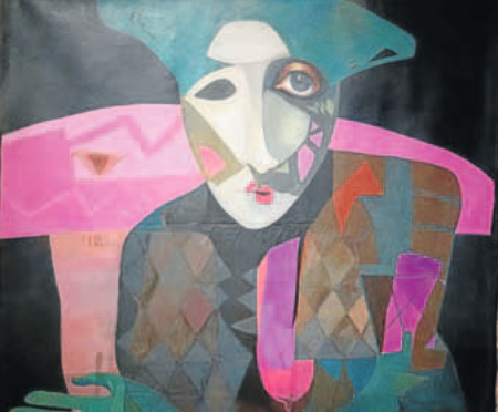 Lee más sobre el artículo Cuadros y dibujos de Teresa Ramón. Cuadros de Rubén Martín de Lucas. Esculturas de Samuel Salcedo