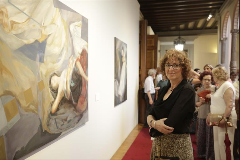 Lee más sobre el artículo Pinturas y collages de Carmen Pérez Ramírez