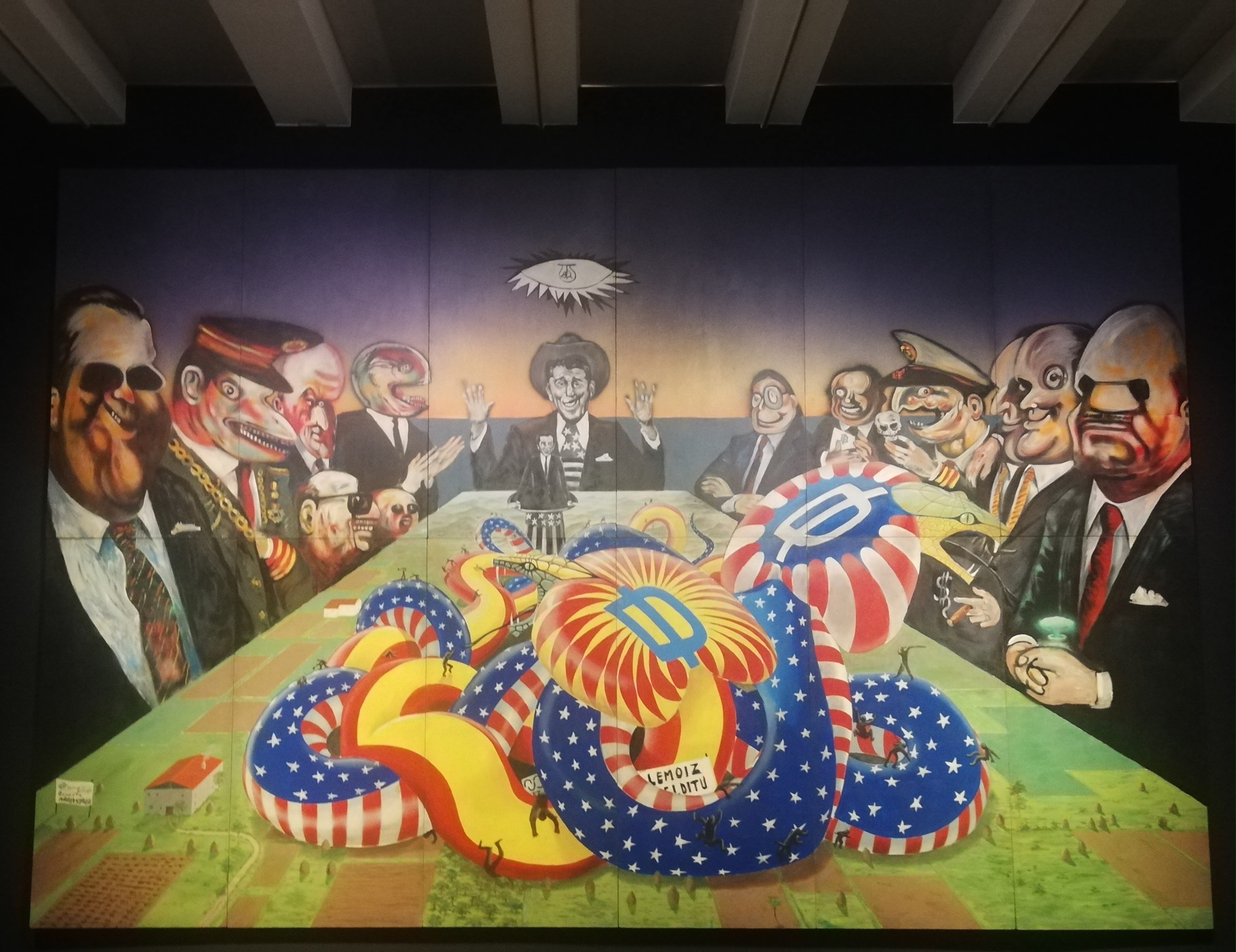 Lee más sobre el artículo Mural Lemoiz Gelditu