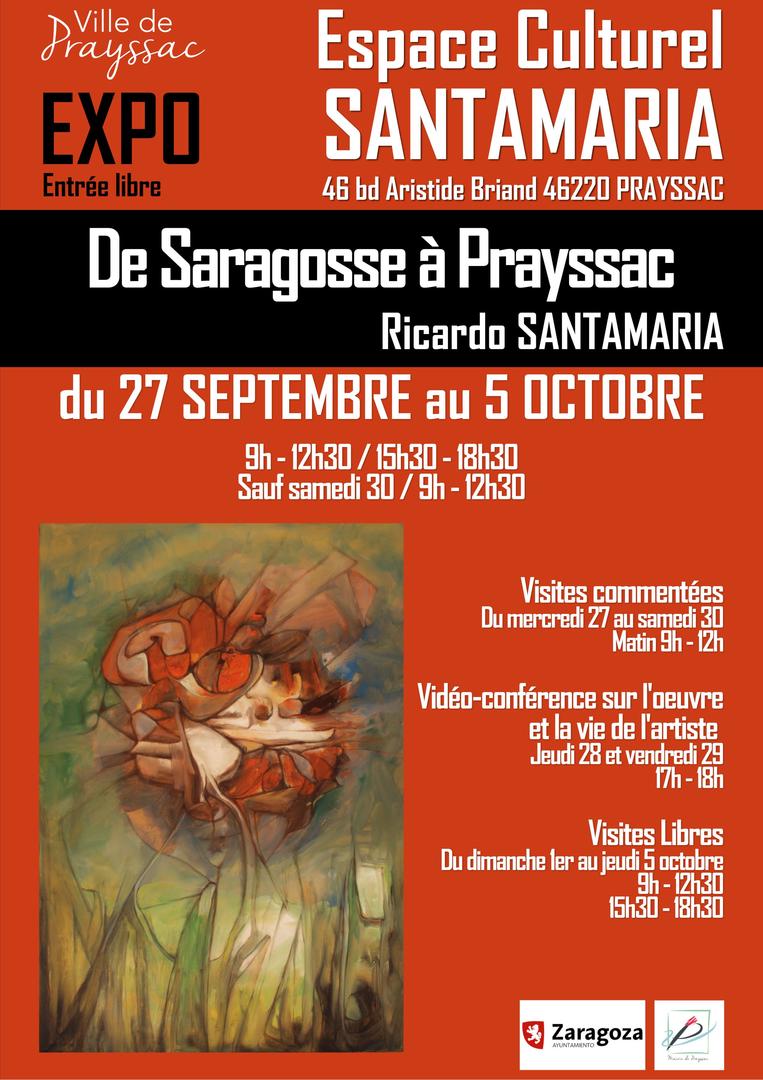 Lee más sobre el artículo Ricardo Santamaría : Un artiste humaniste (Saragosse, 1920  Prayssac 2013)